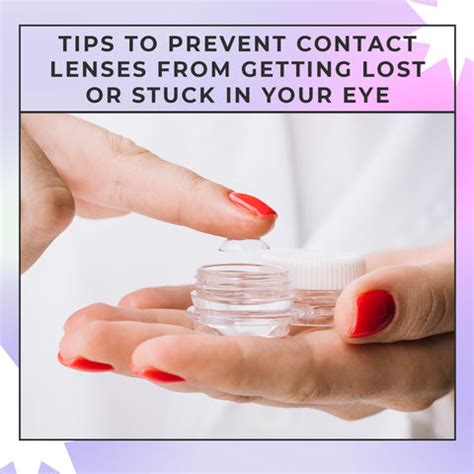 How to Get Stuck Contact Out of Your Eye | PinkyParadise.com