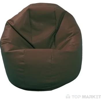 PUFRELAX Пуф, за деца, 210л. , Relaxo - Chocolate, PU кожа, Пълнеж от ...