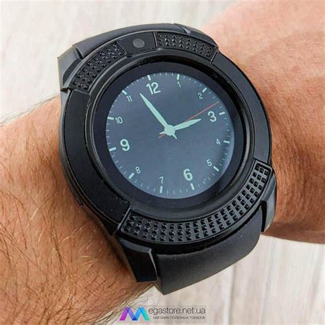Смарт часы Smart Watch V8 мужские круглые с сим картой камерой смарт ...