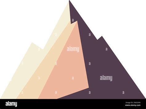 flat mountain design stock vector image art alamy