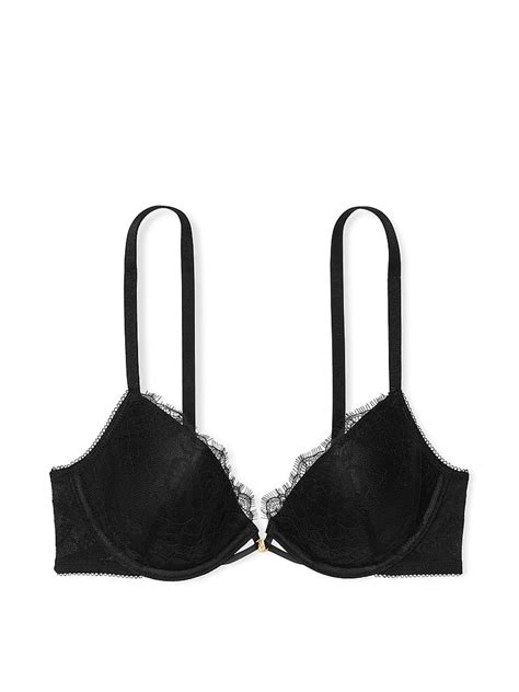 Black Demi Rose Lace Bra | Victoria's Secret UK