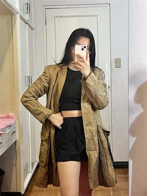 Dress Coat - Baguio Outfit, Women's Fashion, Coats, Jackets and ...