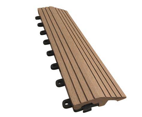 Click-Deck Composite Decking Edging - Straight Edge - Teak