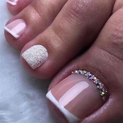 Amazon.com: Press on Toenails - Diowino White French Tip Fake Toenails