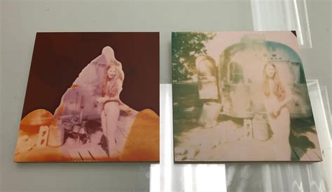 Stefanie Schneider - In front of Trailer (Sidewinder), diptych