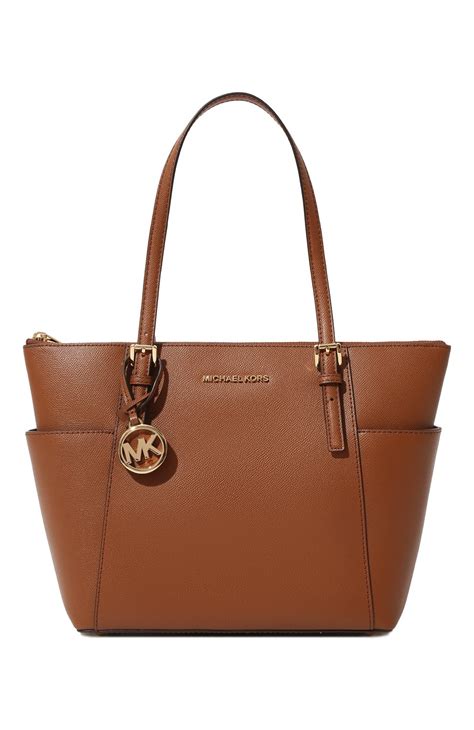 Женский светло-коричневый сумка-тоут jet set MICHAEL MICHAEL KORS ...