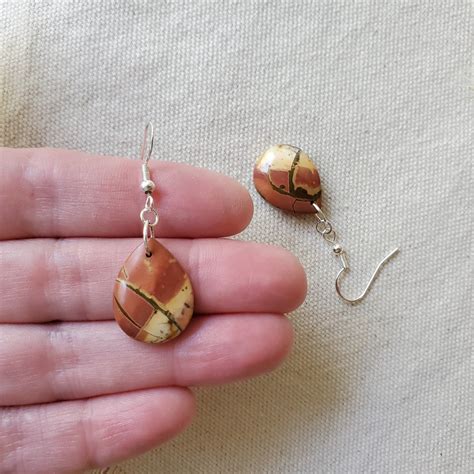 Natural Stone Earrings - Handcrafted Jewelry – Art of Nature Jewelry