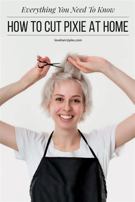 Cutting My Own Hair Short Female A Step By Step Guide - Best Simple ...