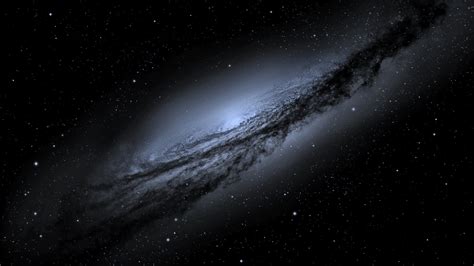 Black Sky With Splendid Stars And Dirty Clouds During Nighttime 4K 5K