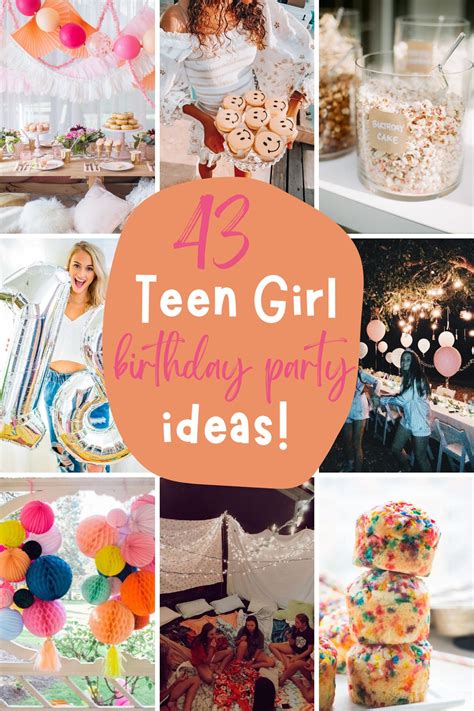 43 Teen Girl Birthday Party Ideas - momma teen