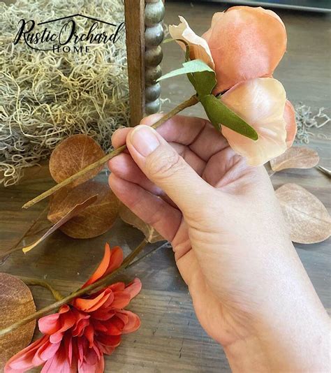 How To Decorate a Fall Lantern - Rustic Orchard Home