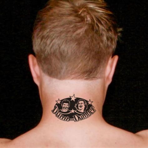Dumb And Dumber Temporary Tattoo Sticker - OhMyTat