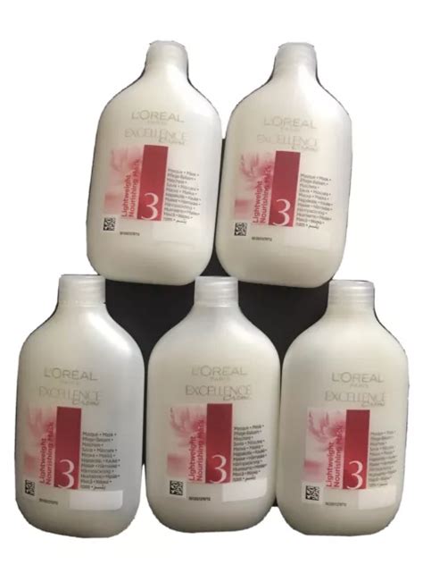 L’OREAL EXCELLENCE CREME - Lightweight Nourishing Mask conditioner , 5 ...