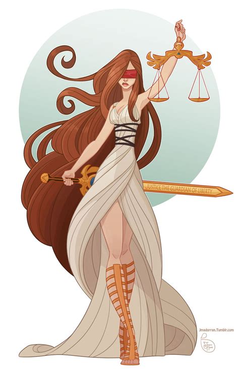 commission lady  justice  meomai  atdeviantart mythology art