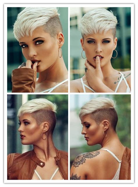 Short Shaved Hairstyles For Women