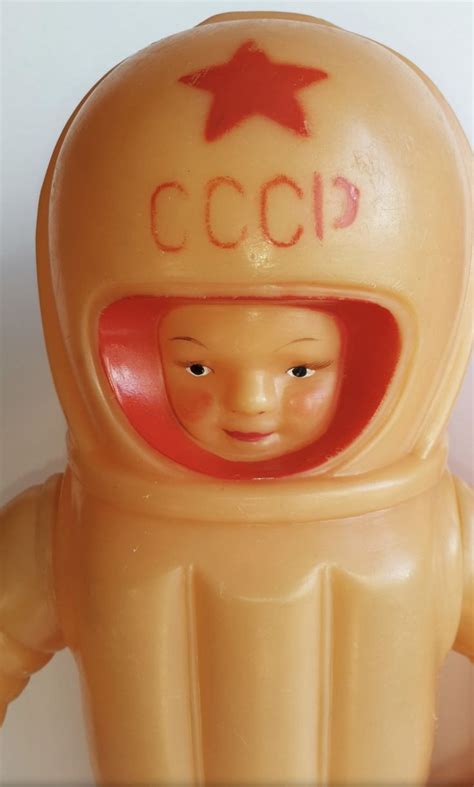 Игрушка Космонавт СССР Большой 35см.Дутыш шарниры 60е.гг. | Food ...
