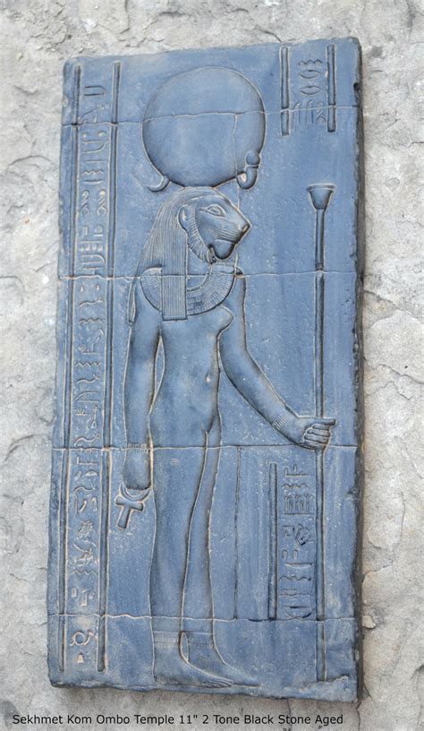 History Egyptian Sekhmet Kom Ombo Temple Sculptural Wall - Etsy