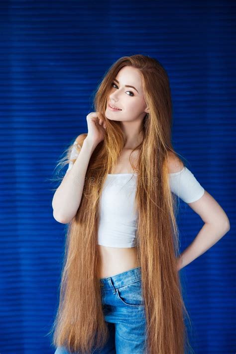 long natural hair stock   royalty  stock