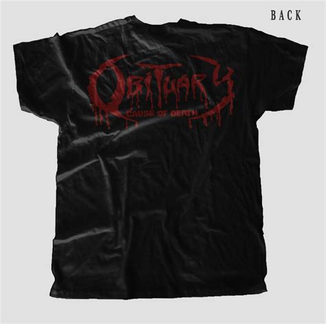 OBITUARY - Cause of Death - American Death Metal Band T-Shirt ...