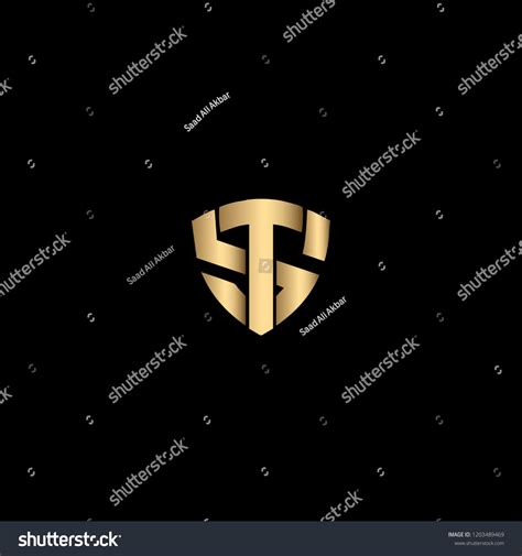 Creative Minimalist Letter Ts Logo Design Stock Vector (Royalty Free
