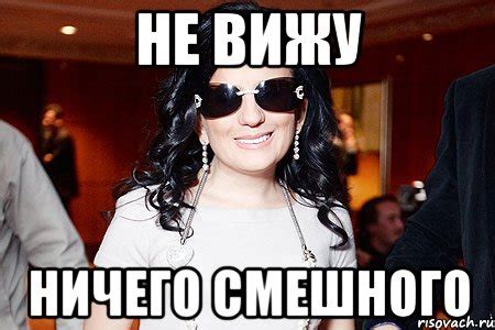 не вижу ничего смешного, Мем Диана Гурцкая - Рисовач .Ру