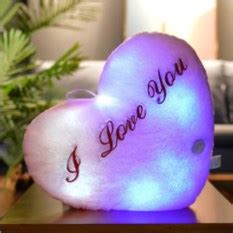 Светящаяся подушка I Love You (сиреневый): лучшая цена и магазины, где ...