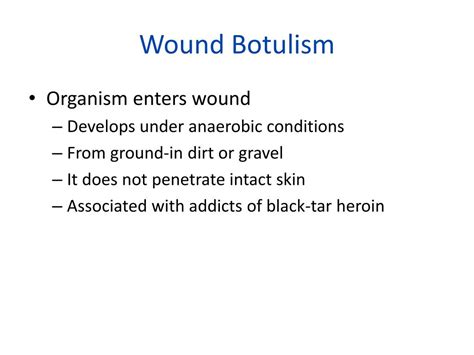 PPT - Botulism PowerPoint Presentation, free download - ID:663879