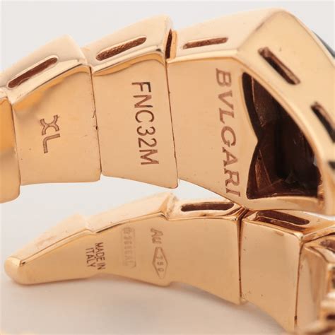 Bvlgari Serpenti Viper Onyx diamond rings