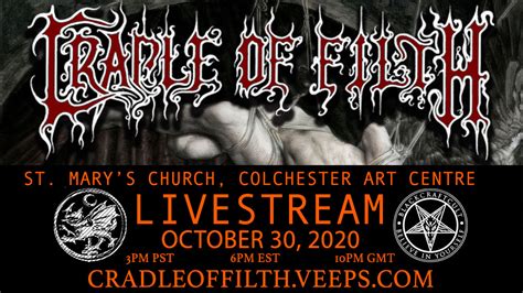 CRADLE OF FILTH announce Halloween live stream concert - Headbangers.gr