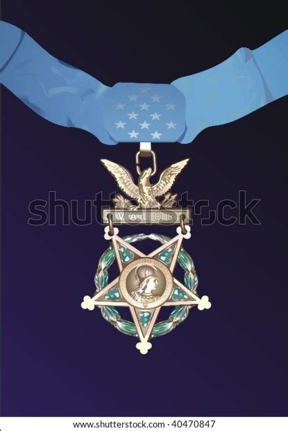 Vector Medal Honor Vector Illustration Stock Vector (Royalty Free) 40470847