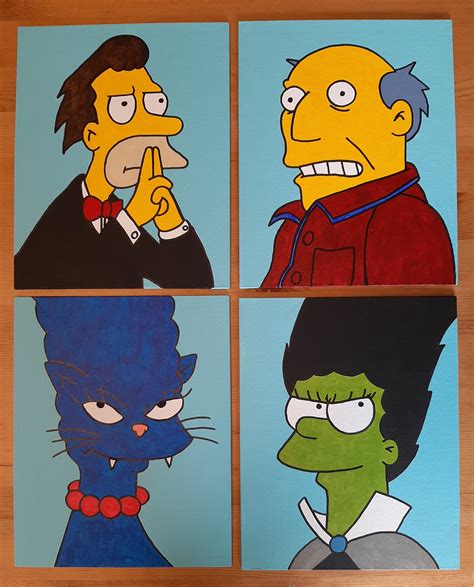 A few more Simpsons paintings. Anyone got any suggestions for more