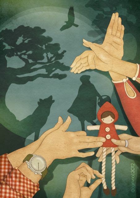 26 июня - День теней на стене | Little red riding hood, Illustration ...
