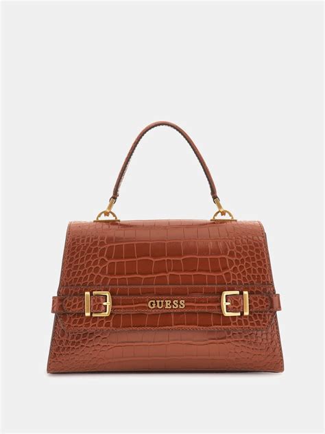 GUESS® Сумка Sestri с крокодиловым принтом Женщинам