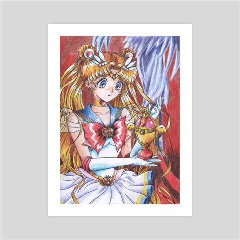 Super Sailor Moon Holy Grail, an art print by Aurora Borealis - INPRNT