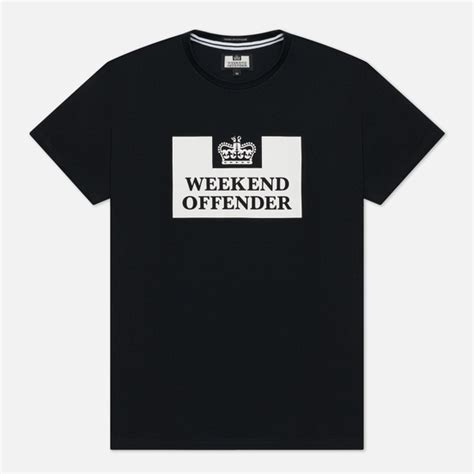 Мужская футболка Weekend Offender Prison Classics, WOTS100-BLK