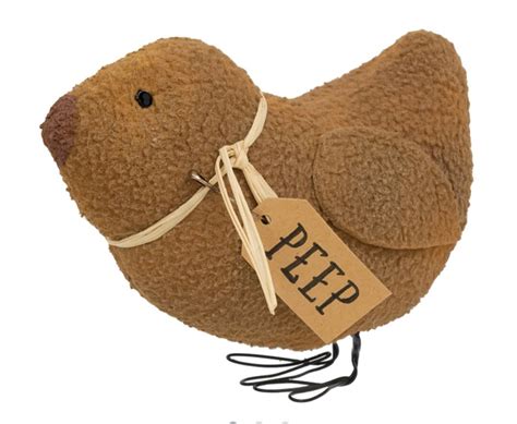 Jumbo 6 Primitive Peep Grungy Chick Ornament Tiered Tray Peep Bowl ...