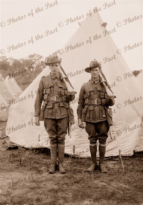 Soldiers at the Mitcham Army Camp WW1, SA. c1910s – Photos of the Past