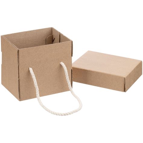 Коробка для кружки Kitbag, с длинными ручками под нанесение - цвет ...