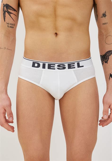 Трусы Diesel, цвет: белый, RTLACS281301 — купить в интернет-магазине Lamoda