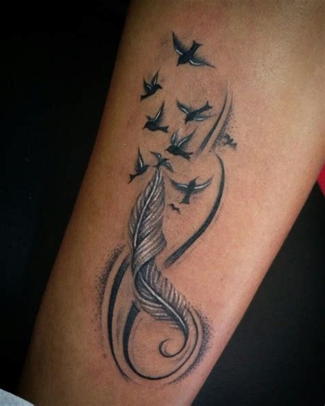 Pin by The Baba's Tattoo & Art Studio on my work | Feather tattoos ...