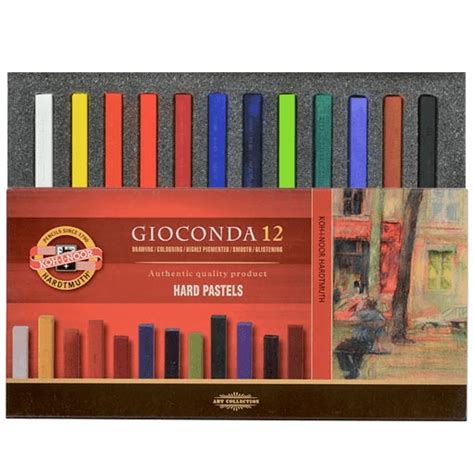 KOH-I-NOOR Gioconda Hard Pastel Set x 12 | Overjoyed Webstore