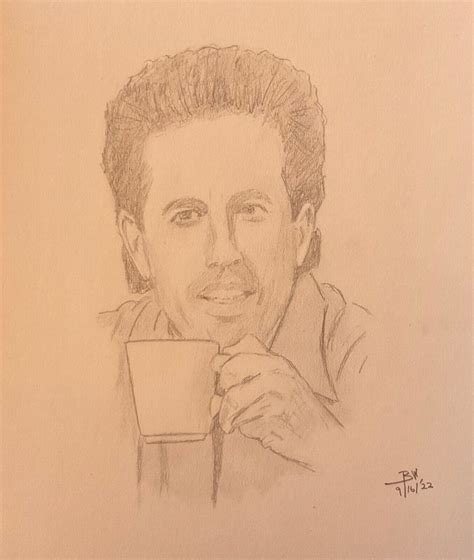 SEINFELD PENCIL DRAWING 11x14 JERRY SEINFELD ORIGINAL PORTRAIT SKETCH | eBay in 2022 | Portrait ...