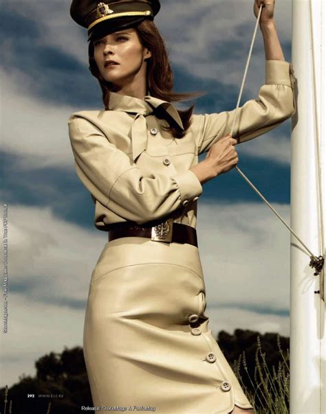 fashion model: Model: Carmen Kass