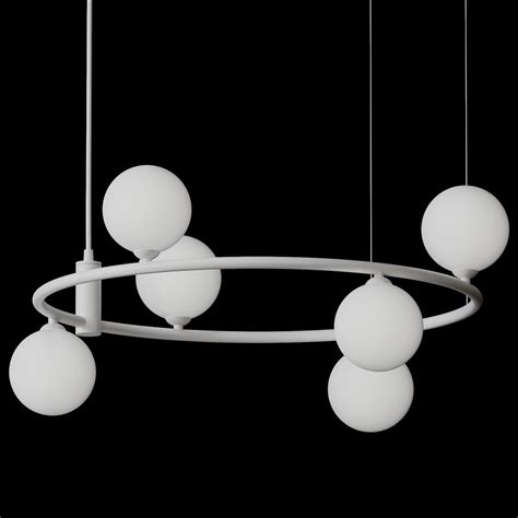 Maytoni Modern - Ring - Black And White - 3D Model for Corona