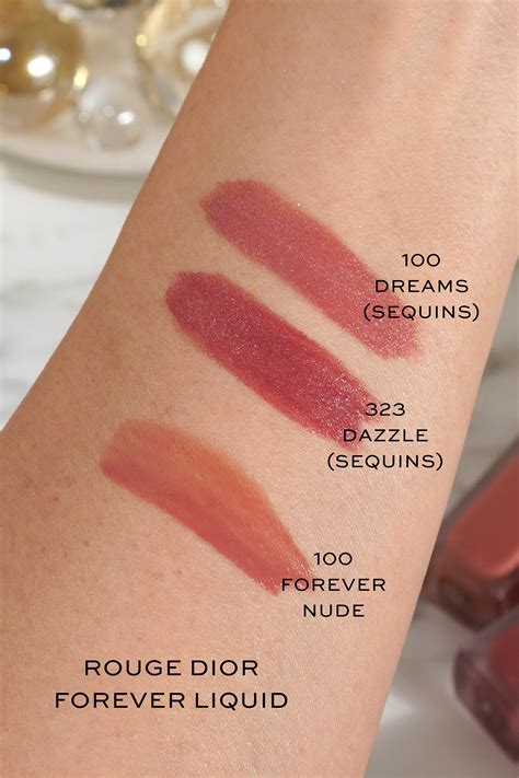Rouge Dior Forever Sequin Liquid Lipstick Swatches - Infoupdate.org