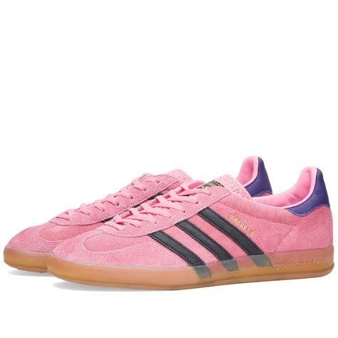 Adidas Gazelle Indoor Bliss Pink, Core Black & Collegiate Purple | END.