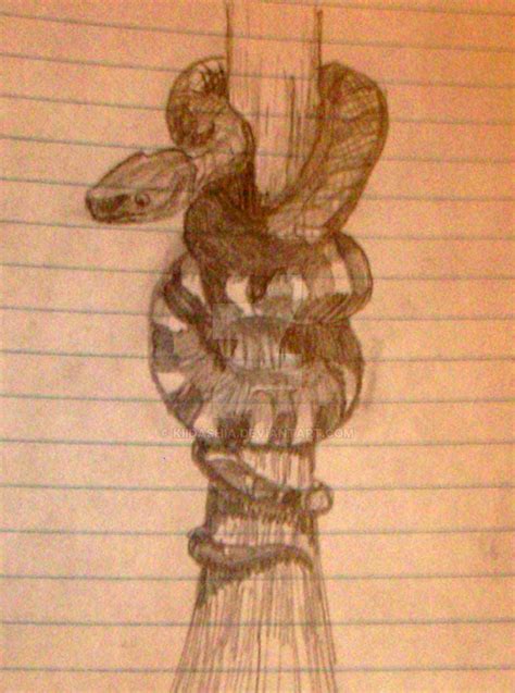 Snake -pencil sketch- by Kiidashia on DeviantArt