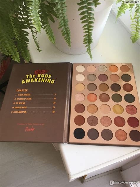 Тени для век Rude Cosmetics The Rude Awakening Book 5 - «Дикая палетка ...