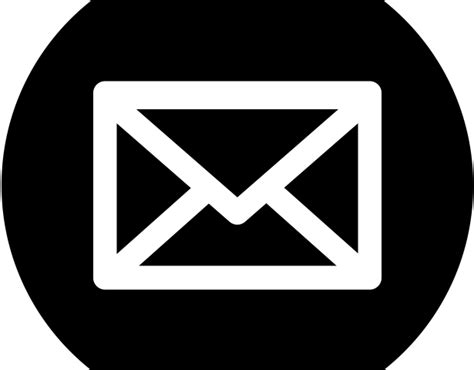 Black Email Icon Png at Vectorified.com | Collection of Black Email
