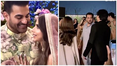 arbaaz khans wedding salman khan dances  bride sshura